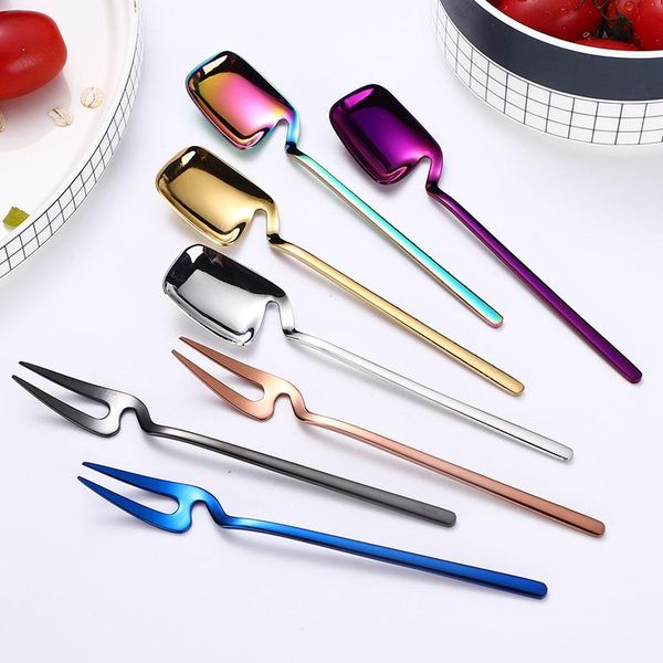 dinnerware sets 8pcs set, colorful stainless steel cute fork and spoon hang on to cup, bbq desert fork, finger party ice coffee
dinnerware sets 8pcs set, colorful stainless steel cute fork and spoon hang on to cup, bbq desert fork, finger party ice coffee