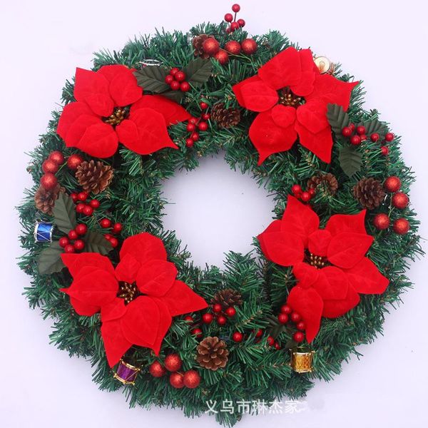 decorative flowers & wreaths 50cm christmas green with pine cones flower red fruit ornaments decorations for home natal noel decoration
decorative flowers & wreaths 50cm christmas green with pine cones flower red fruit ornaments decorations for home natal noel decoration