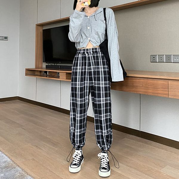 women's pants & capris harajuku plaid women korean style checked trousers for female 2021 fashion high waist loose casual wide leg, Black;white
women's pants & capris harajuku plaid women korean style checked trousers for female 2021 fashion high waist loose casual wide leg, Black;white
