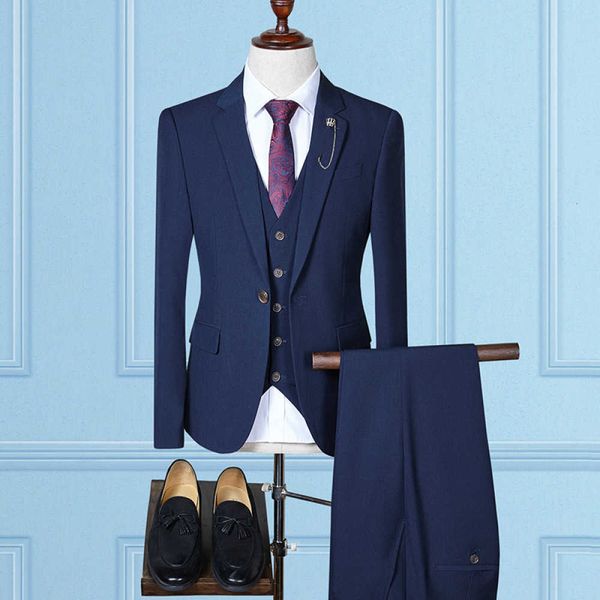 men's suits & blazers simple male classic solid color suits formal occasions wear british style youth groom man three-piece suit weddin, White;black
men's suits & blazers simple male classic solid color suits formal occasions wear british style youth groom man three-piece suit weddin, White;black