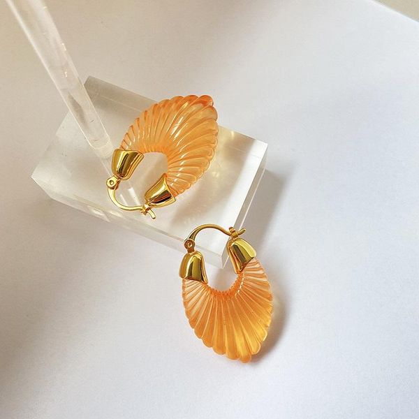hoop & huggie 2021 transparent irregular resin gold metal geometry amber earrings for women girls party travel jewelry, Golden;silver
hoop & huggie 2021 transparent irregular resin gold metal geometry amber earrings for women girls party travel jewelry, Golden;silver