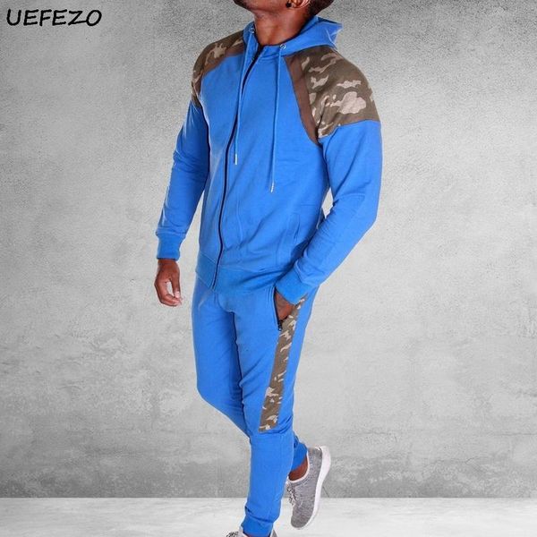 men's tracksuits men tracksuit set camo patchwork sweat suit mens sports hoodie sweatshirt sweatpants 2 pieces jogger outfit 5geq, Gray
men's tracksuits men tracksuit set camo patchwork sweat suit mens sports hoodie sweatshirt sweatpants 2 pieces jogger outfit 5geq, Gray