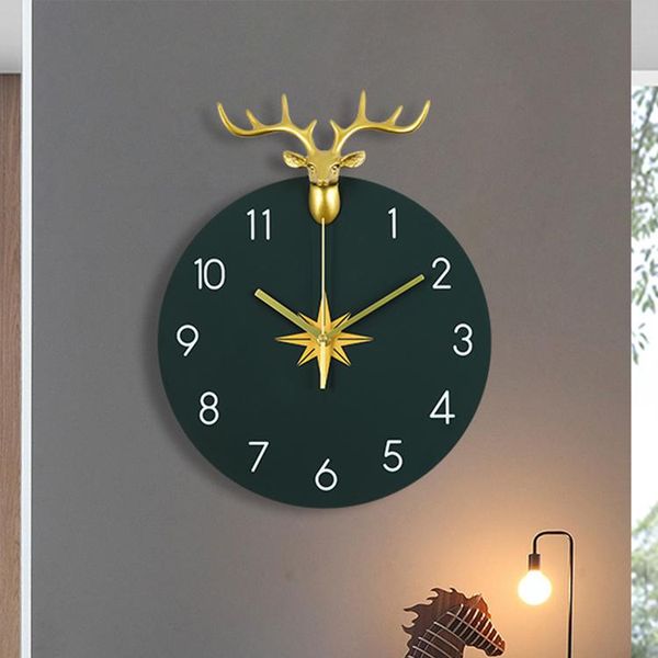 wall clocks luxury large clock pendulum deer nordic black creative silent living room reloj de pared home decor da60wc
wall clocks luxury large clock pendulum deer nordic black creative silent living room reloj de pared home decor da60wc