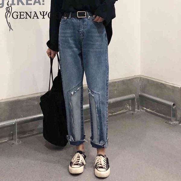 genayooa demin women with high waist loose jeans woman straight streetwear patchwork boyfriend trouser for ladies vintage 210417, Blue
genayooa demin women with high waist loose jeans woman straight streetwear patchwork boyfriend trouser for ladies vintage 210417, Blue