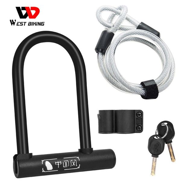 bike locks west biking bicycle u lock mtb road wheel 2 keys anti-theft safety motorcycle scooter cycling accessories
bike locks west biking bicycle u lock mtb road wheel 2 keys anti-theft safety motorcycle scooter cycling accessories