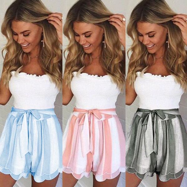 women's shorts sashes women skirts summer high waist solid loose casual elastic streetwear wide leg, White;black
women's shorts sashes women skirts summer high waist solid loose casual elastic streetwear wide leg, White;black