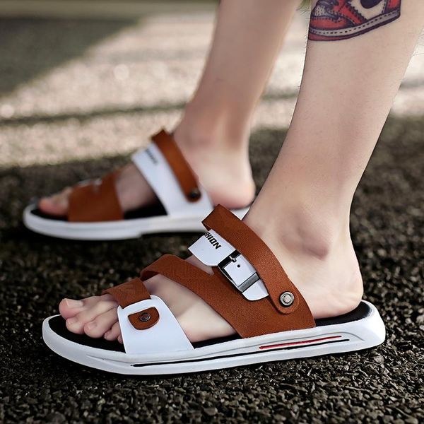sandals men summer leather outdoor sneakers male gladiator slippers big plus size, Black
sandals men summer leather outdoor sneakers male gladiator slippers big plus size, Black