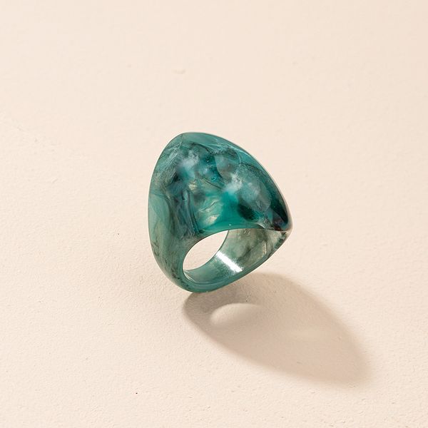 exaggerated geometry pine green halo dyed acrylic men's and women's trend ins acetic acid ring, Silver
exaggerated geometry pine green halo dyed acrylic men's and women's trend ins acetic acid ring, Silver