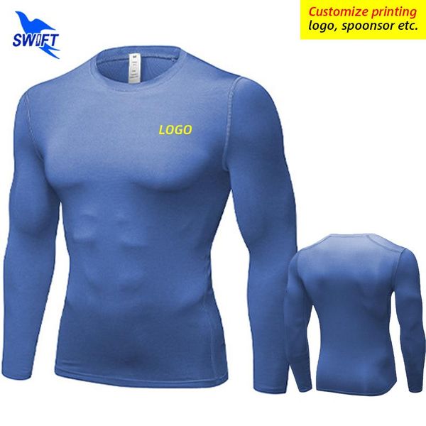 customized logo men compression running t shirt long sleeve fitness training tshirt jogging gym sportswear quick dry rashgard jerseys, Black;blue
customized logo men compression running t shirt long sleeve fitness training tshirt jogging gym sportswear quick dry rashgard jerseys, Black;blue