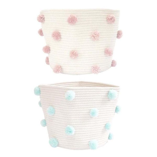 storage baskets 1pc cotton rope knitted pompom room decor laundry basket bucket po prop baby toy organizer
storage baskets 1pc cotton rope knitted pompom room decor laundry basket bucket po prop baby toy organizer