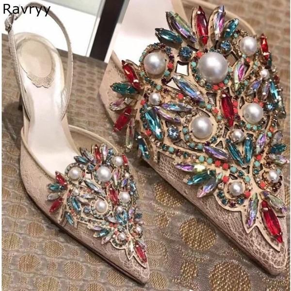 wedding shoes woman high heel red crystal white pearl decor pumps pointed toe feamle stiletto heels party dress, Black
wedding shoes woman high heel red crystal white pearl decor pumps pointed toe feamle stiletto heels party dress, Black