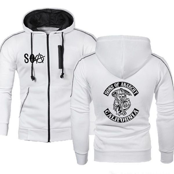 men's jackets hoodie soa son of sweatshirt samcro streetwear zip jacket sportswear, Black;brown
men's jackets hoodie soa son of sweatshirt samcro streetwear zip jacket sportswear, Black;brown