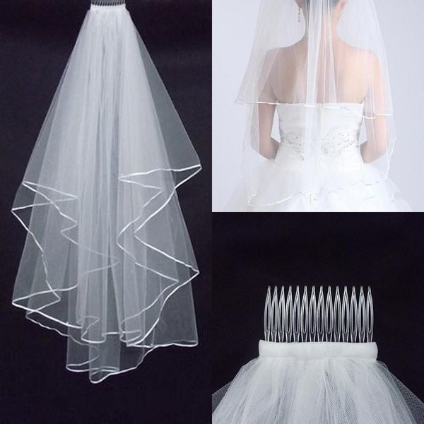 2021 two layers wedding veils with tomb white ivory satin edge satin edge two layer wedding accessory bridal veils, Black
2021 two layers wedding veils with tomb white ivory satin edge satin edge two layer wedding accessory bridal veils, Black