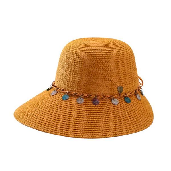 wide brim hats straw hat beach sunscreen color shell sequins trend fisherman's basin foldable sun woven sandal ladies, Blue;gray
wide brim hats straw hat beach sunscreen color shell sequins trend fisherman's basin foldable sun woven sandal ladies, Blue;gray