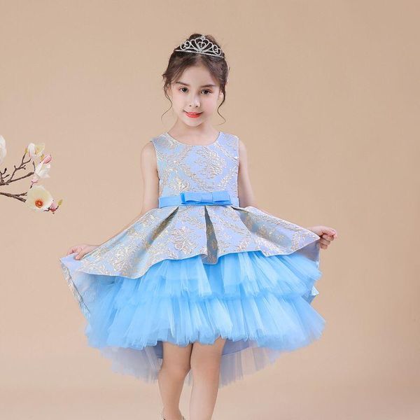 girl's dresses flower girls illusion embroidery tulle lace sleeveless o-neck knee-length luxury champagne kids party princess gown f330, Red;yellow
girl's dresses flower girls illusion embroidery tulle lace sleeveless o-neck knee-length luxury champagne kids party princess gown f330, Red;yellow