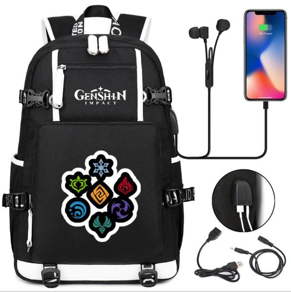 backpack genshin impact canvas travel bags school usb charging shoulder bag durable mochila laprucksacks for kid's
backpack genshin impact canvas travel bags school usb charging shoulder bag durable mochila laprucksacks for kid's