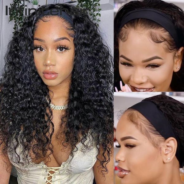 brazilian water wave headband wig glueless scarf remy human hair wigs full machine made for black women beginner friendly lace, Black;brown
brazilian water wave headband wig glueless scarf remy human hair wigs full machine made for black women beginner friendly lace, Black;brown