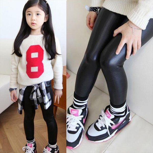 baby girls kids stretchy faux leather skinny black pants leggings trousers, Blue
baby girls kids stretchy faux leather skinny black pants leggings trousers, Blue