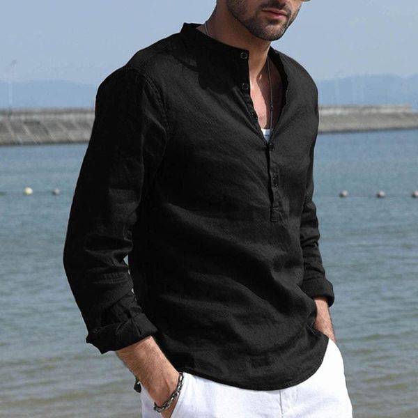 men's t-shirts casual cotton linen shirt loose short sleeve tee spring autumn summer handsome men, White;black
men's t-shirts casual cotton linen shirt loose short sleeve tee spring autumn summer handsome men, White;black