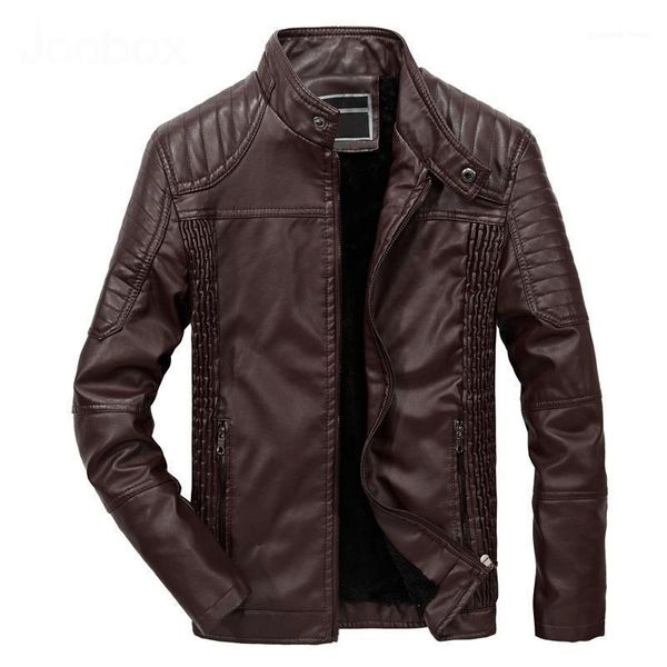 men's fur & faux 2021 autumn fashion stylish motorcycle jacket leather stand collar excellent quality mens clothing, Black
men's fur & faux 2021 autumn fashion stylish motorcycle jacket leather stand collar excellent quality mens clothing, Black