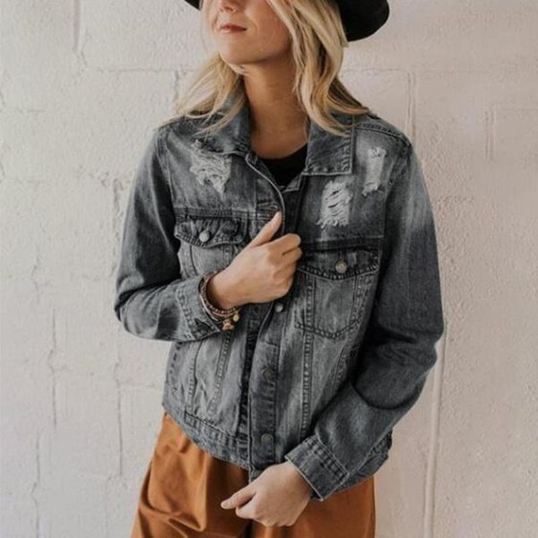 women's jackets jacket women casual hole slim denim coat chaqueta mujer veste femme kurtka bolerko ceket jaqueta feminina ship, Black;brown
women's jackets jacket women casual hole slim denim coat chaqueta mujer veste femme kurtka bolerko ceket jaqueta feminina ship, Black;brown