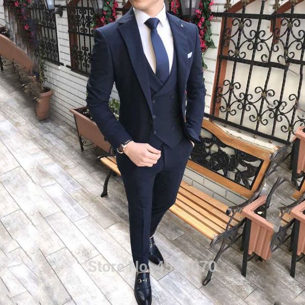 men's suits & blazers navy blue mens slim fit wedding tuxedos groom wear bridegroom casual business terno groomsman costume homme, White;black
men's suits & blazers navy blue mens slim fit wedding tuxedos groom wear bridegroom casual business terno groomsman costume homme, White;black