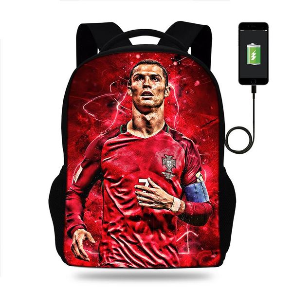 school bags est cristiano ronaldo multifunction backpack women men usb laptravel bag for teenage girls boys
school bags est cristiano ronaldo multifunction backpack women men usb laptravel bag for teenage girls boys