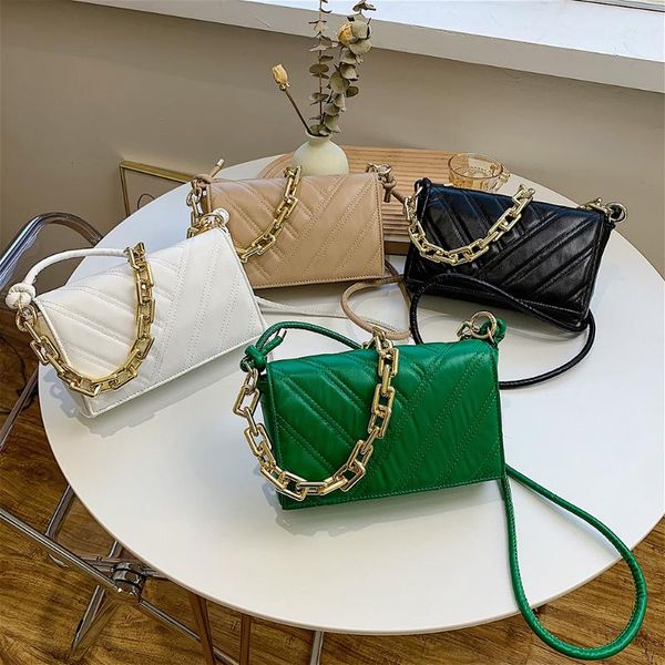 evening bags fashion women lattice pattern solid color pu leather shoulder crossbody messenger bag casual ladies thick chain small flap purs
evening bags fashion women lattice pattern solid color pu leather shoulder crossbody messenger bag casual ladies thick chain small flap purs