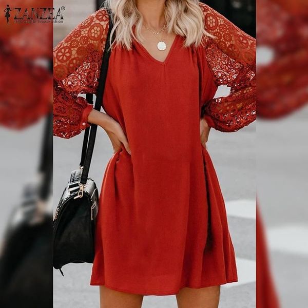 casual dresses solid hollow out short vestido women lace patchwork robe femme fashion lady v neck 2022 summer elegant mini dress, Black;gray
casual dresses solid hollow out short vestido women lace patchwork robe femme fashion lady v neck 2022 summer elegant mini dress, Black;gray