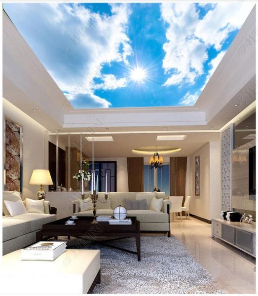 wallpapers custom ceiling wallpaper 3d zenith mural for living room modern blue sky and white clouds decoration
wallpapers custom ceiling wallpaper 3d zenith mural for living room modern blue sky and white clouds decoration