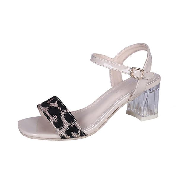 women sandals clear transparent ankle buckle strap high heels party leopard elegant ladies shoes woman, Black
women sandals clear transparent ankle buckle strap high heels party leopard elegant ladies shoes woman, Black