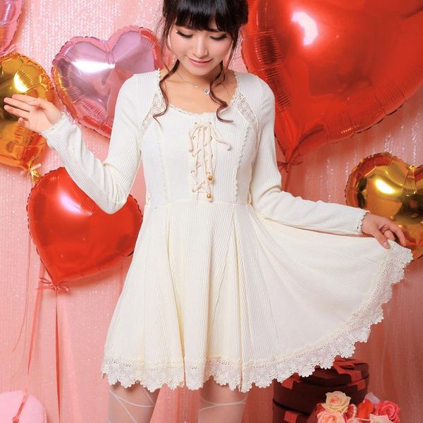 casual dresses princess sweet lolita dress flower uncle hollow out net yarn splicing bind bowknot backless vertical stripes knit uf66, Black;gray
casual dresses princess sweet lolita dress flower uncle hollow out net yarn splicing bind bowknot backless vertical stripes knit uf66, Black;gray