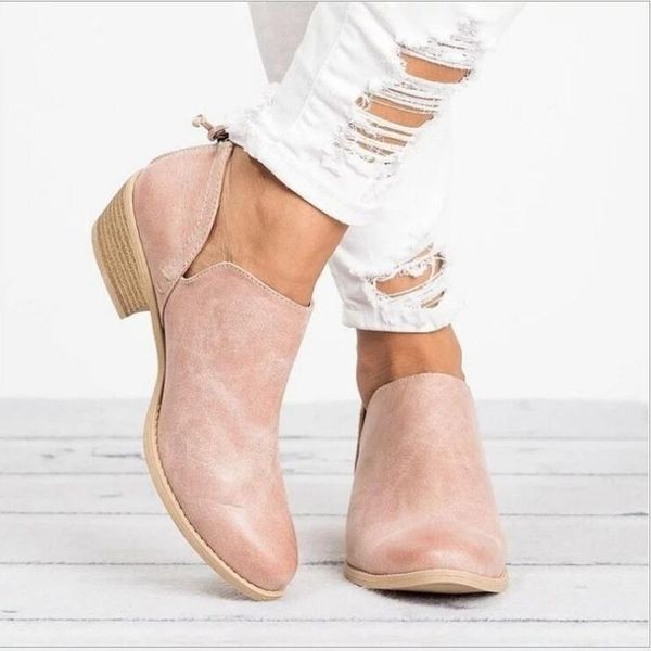 boots spring and autumn round head comfortable women shoes retro high heel ankle female casual women's zapatos de mujer, Black
boots spring and autumn round head comfortable women shoes retro high heel ankle female casual women's zapatos de mujer, Black