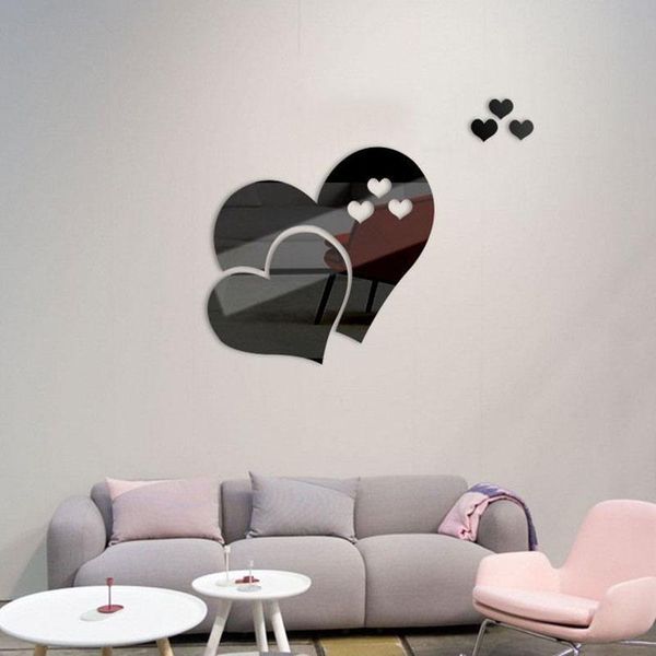 wall stickers 5pcs heart-shaped mirror halloween christmas atmosphere home decoration
wall stickers 5pcs heart-shaped mirror halloween christmas atmosphere home decoration