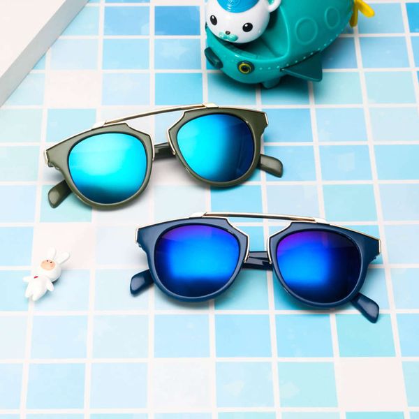 sunglasses children's cartoon girls' ultraviolet sunglasses korean sun visors boys' baby glasses, Blue
sunglasses children's cartoon girls' ultraviolet sunglasses korean sun visors boys' baby glasses, Blue