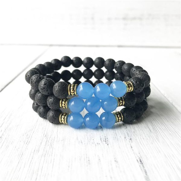 charm bracelets 3 pc set for family brothers sisters 2021 style lava stone beads bracelet gift men or boy men's jewelry, Golden;silver
charm bracelets 3 pc set for family brothers sisters 2021 style lava stone beads bracelet gift men or boy men's jewelry, Golden;silver