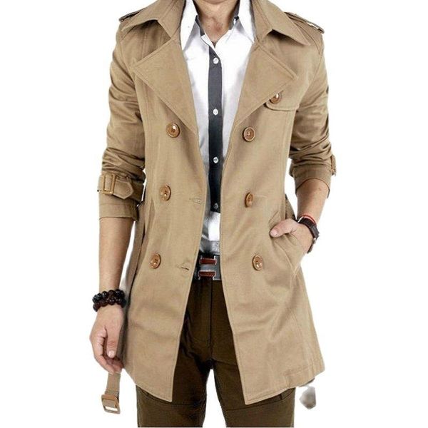 men's jackets windbreaker jacket vintage black khaki spring autumn smart business coat male double breasted retro classic long men, Black;brown
men's jackets windbreaker jacket vintage black khaki spring autumn smart business coat male double breasted retro classic long men, Black;brown