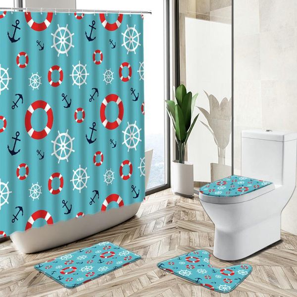 cartoon anchor child bathroom shower curtain set nautical theme creative design non-slip rug toilet lid cover flannel bath mat curtains
cartoon anchor child bathroom shower curtain set nautical theme creative design non-slip rug toilet lid cover flannel bath mat curtains