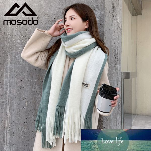 mosodo women winter warm scarf 2 tone shawls lady thick long warps knit tassel scarves men soft foulard femme brand new factory price expert, Blue;gray
mosodo women winter warm scarf 2 tone shawls lady thick long warps knit tassel scarves men soft foulard femme brand new factory price expert, Blue;gray