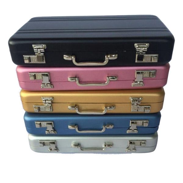 card holders suitcase aluminum business id holder storage box mini bank jewelry case organizer rectangle, Brown;gray
card holders suitcase aluminum business id holder storage box mini bank jewelry case organizer rectangle, Brown;gray
