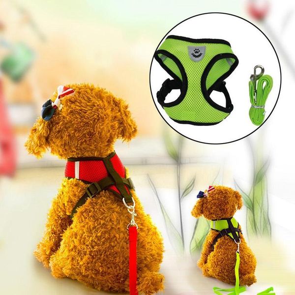 dog collars & leashes 5 colors s-xl pet harness vest breathable mesh puppy chihuahua small leash set
dog collars & leashes 5 colors s-xl pet harness vest breathable mesh puppy chihuahua small leash set
