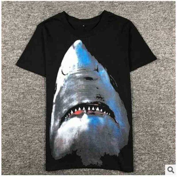men's t-shirts men short-sleeved t-shirt europe and america trend shark print male loose round neck t qy3b, White;black
men's t-shirts men short-sleeved t-shirt europe and america trend shark print male loose round neck t qy3b, White;black