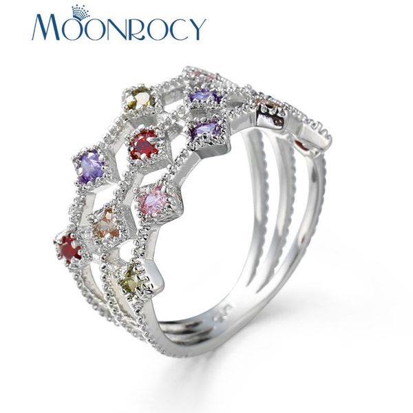 wedding rings moonrocy silver color cubic zirconia cz colourful crystal party square bohemia for women girls drop jewelry gift, Slivery;golden
wedding rings moonrocy silver color cubic zirconia cz colourful crystal party square bohemia for women girls drop jewelry gift, Slivery;golden