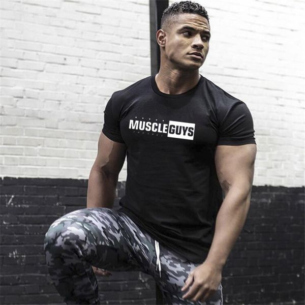 muscleguys new brand clothing tight cotton t-shirt mens fitness t-shirt homme gyms t shirt men fitness summer tees 210421, White;black
muscleguys new brand clothing tight cotton t-shirt mens fitness t-shirt homme gyms t shirt men fitness summer tees 210421, White;black