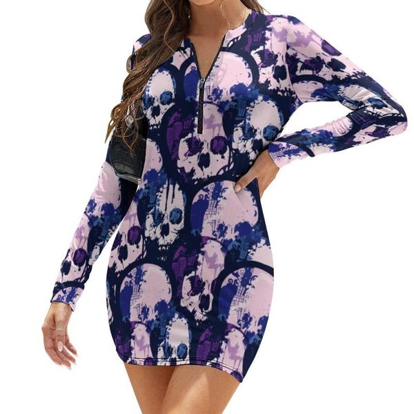 casual dresses punk dress long sleeve date bodycon youth spandex one-piece, Black;gray
casual dresses punk dress long sleeve date bodycon youth spandex one-piece, Black;gray