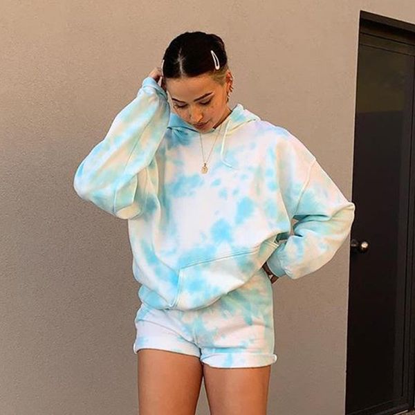 women's hoodies & sweatshirts women sweatshirt casual colorful tie dye printed long sleeve hooded loose cotton pullover plus size, Black
women's hoodies & sweatshirts women sweatshirt casual colorful tie dye printed long sleeve hooded loose cotton pullover plus size, Black