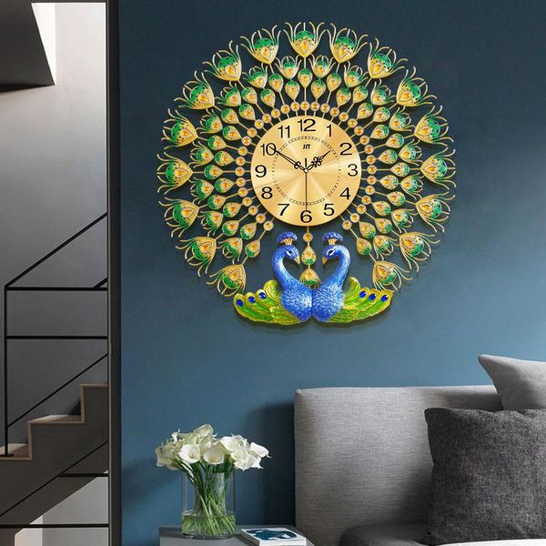 european luxury wall clock, creative peacock living room home decoration, stylish and simple art clock clocks
european luxury wall clock, creative peacock living room home decoration, stylish and simple art clock clocks