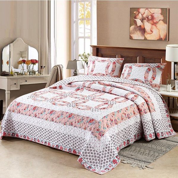 comforters & sets cotton bedspread on the bed quilt 3pcs patchwork blanket for double cover pillowcase king size summer quilted coverlets
comforters & sets cotton bedspread on the bed quilt 3pcs patchwork blanket for double cover pillowcase king size summer quilted coverlets