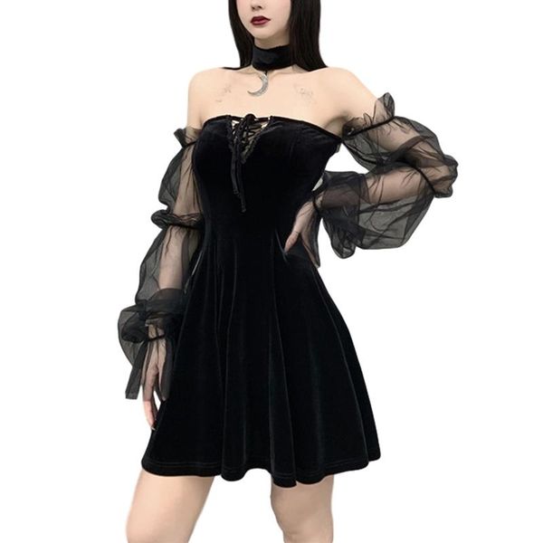 casual dresses women's dress perspective mesh off shoulder tube and choker two-piece suit for party vacation dating, Black;gray
casual dresses women's dress perspective mesh off shoulder tube and choker two-piece suit for party vacation dating, Black;gray