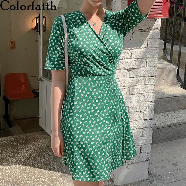 casual dresses colorfaith 2021 women summer floral printed vintage high waist v-neck lace up korean style lady mini dr1973, Black;gray
casual dresses colorfaith 2021 women summer floral printed vintage high waist v-neck lace up korean style lady mini dr1973, Black;gray